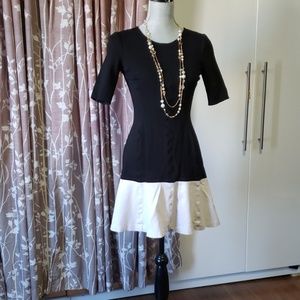 Banana republic black dress size 0